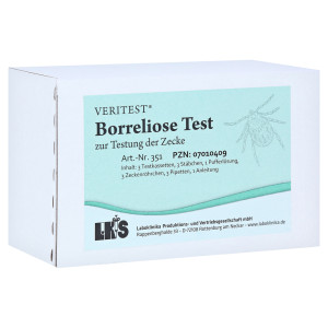 Borreliose Test zur Testung der Zecke Testkarte 3 St 3 St